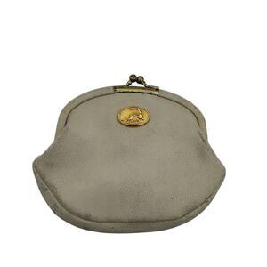 RARE KORET COIN PURSE*LEATHER*1940'S-1950'S ERA*Amazing little double kisslock